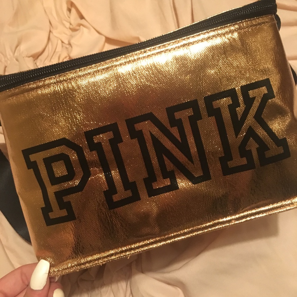 Pink cooler bag